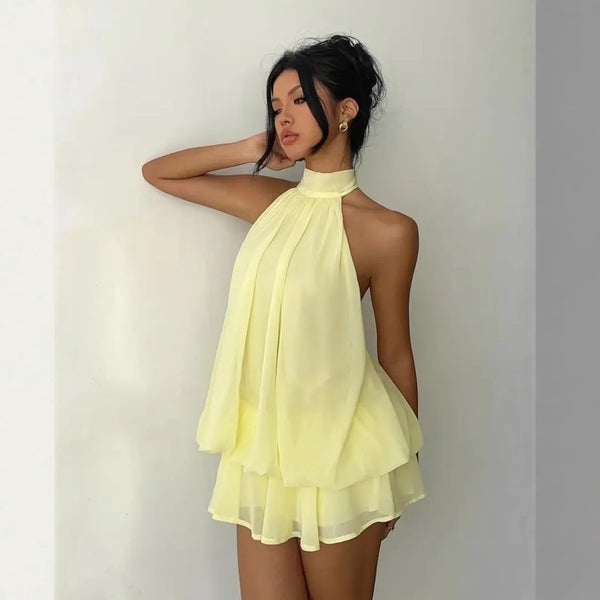 Chic Halter Party Dress