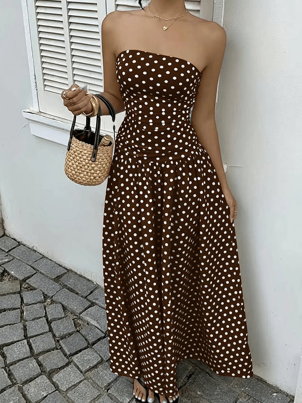 Chic Polka Dot Summer Dress