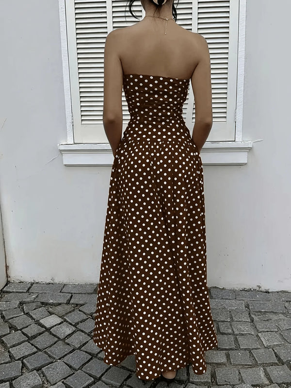 Women-s-Polka-Dot-Print-Waist-Cinching-Vest-Dress-Vacation-Style-Long-Brown-Maxi-Skirt-Elegant.jpg